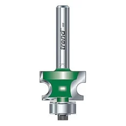 Trend C140 1/4" 22.3mm Radius Bearing Guided Corner Bead Router Cutter