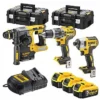 DeWalt DCK368P3T Kit DCD796+DCF887+DCH273 & 3 X 5.0Ah Batteries