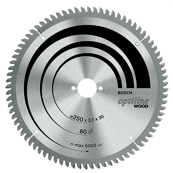 Bosch 216x3.0x30mm Optiline Saw Blade 60T 2608640433 2 Bosch 216x3.0x30mm Optiline Saw Blade 60T 2608640433 - Image 2