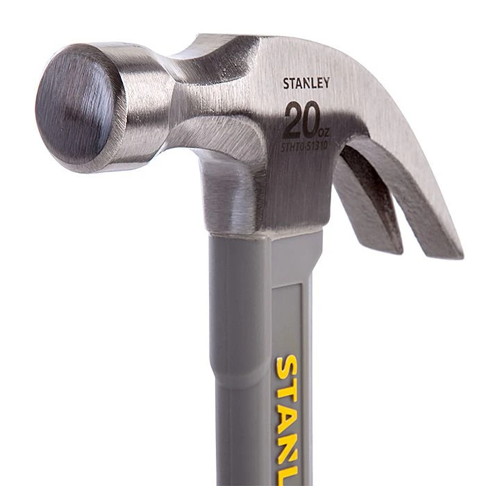 Stanley STHT0-51310 20oz Fiberglass Shaft Claw Hammer 3 Stanley STHT0-51310 20oz Fiberglass Shaft Claw Hammer - Image 3