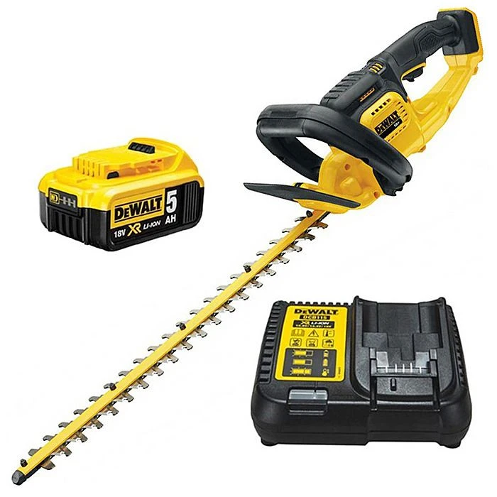 Dewalt DCM563P1 18V XR Cordless 55cm 19mm Hedge Trimmer & 5.0Ah Battery 2 Dewalt DCM563P1 18V XR Cordless 55cm 19mm Hedge Trimmer & 5.0Ah Battery - Image 2