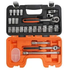 Bahco S240 24 Piece 1/2 Inch Socket Set And Carry Case -DeWALT || Draper || Bosch Sales Store 0087968 700