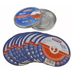 Faithfull FAI11510MUL 115mm Cut-Off Wheel Multi-Use 10 Pack