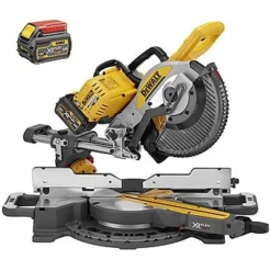 DeWalt DCS727T2 54V XR 250mm FlexVolt Mitre Saw With WTC 2 X 6.0Ah Batteries DCS727