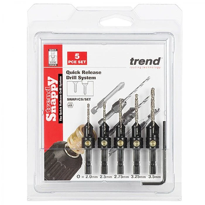 Trend SNAP/CS Snappy Hex Countersink Drill Bits 2 Trend SNAP/CS Snappy Hex Countersink Drill Bits - Image 2