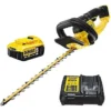 DeWalt DCMHT563P1 18V XR Cordless 55cm Hedge Trimmer 25mm Gap & 5.0Ah Battery