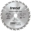 Trend CSB/16524T Thin 1.6mm Kerf 165mm 24T Circular Saw Blade