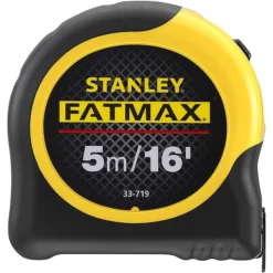 Stanley FatMax 5m/16' Tape Measure With Blade Armour 033719 -DeWALT || Draper || Bosch Sales Store 0094443 700