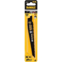 Dewalt DT99554 XR FlexVolt 152mm Reciprocating Saw Blades 5pk 5 Dewalt DT99554 XR FlexVolt 152mm Reciprocating Saw Blades 5pk -DeWALT || Draper || Bosch Sales Store 0094722 700