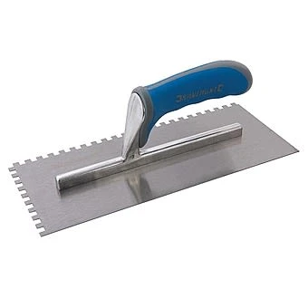 Silverline 880084 6mm Square Notched Adhesive Trowel 1 Silverline 880084 6mm Square Notched Adhesive Trowel