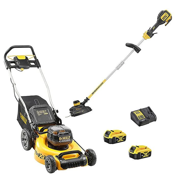 DeWalt 18v Brushless Lawn Mower & Strimmer Combo 2 X 5.0Ah Batteries (DCMW564 & DCM561) 2 DeWalt 18v Brushless Lawn Mower & Strimmer Combo 2 X 5.0Ah Batteries (DCMW564 & DCM561) - Image 2