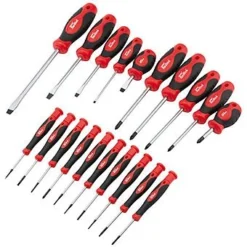 Draper Redline 80920 Soft Grip Screwdriver Set 20 Piece