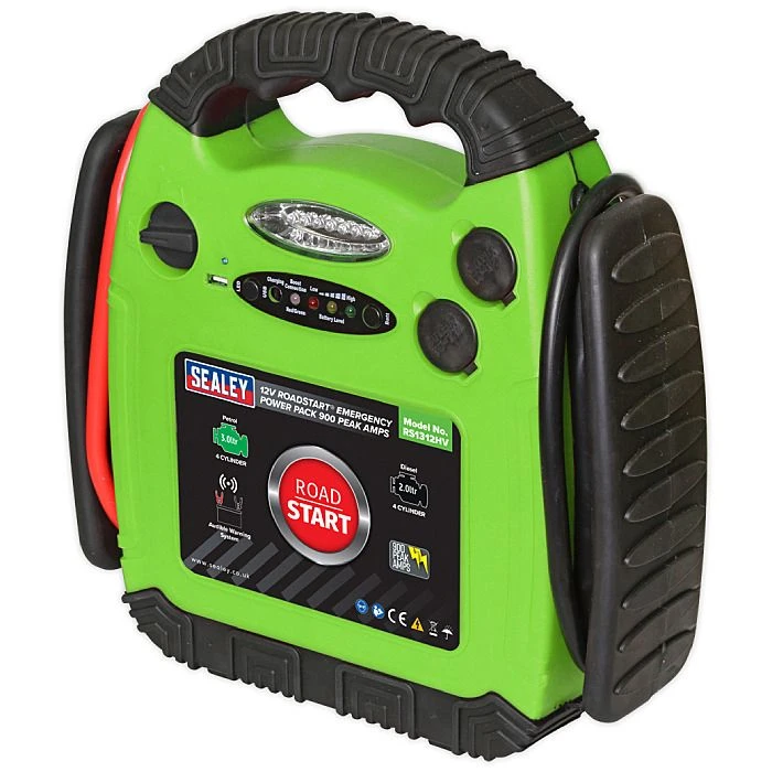Sealey RS1312HV RoadStart Emergency Jump Starter Pack 900A 2 Sealey RS1312HV RoadStart Emergency Jump Starter Pack 900A - Image 2