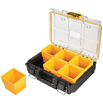 DeWalt ToughSystem 2.0 Half Width Deep Organiser Box DWST83392-1 1 DeWalt ToughSystem 2.0 Half Width Deep Organiser Box DWST83392-1