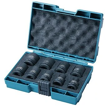 Makita D-41517 9 Piece 1/2" Impact Socket 8-24mm Set In Case 1 Makita D-41517 9 Piece 1/2" Impact Socket 8-24mm Set In Case