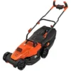 Black & Decker BEMW471BH 38cm 1600W Lawn Mower With Bike Handle Electric Lawnmower