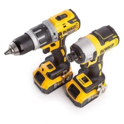 DeWalt DCK266P2T 18V Brushless DCF887 Impact Driver & DCD796 Combi Drill Twinpack 2 X 5.0Ah Batteries -DeWALT || Draper || Bosch Sales Store 0100569 700