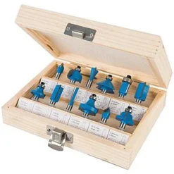 Silverline 12pc 1/4" Router Bit Set 792084