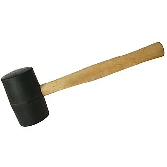 Silverline Black Rubber Mallet 1 Silverline Black Rubber Mallet
