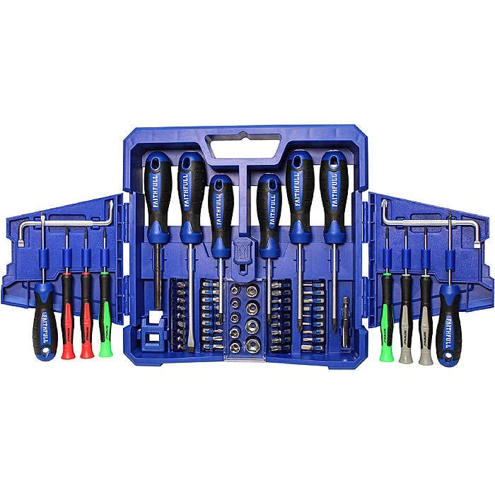Faithfull 63pc Screwdriver Set 2 Faithfull 63pc Screwdriver Set - Image 2