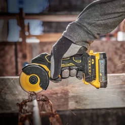 DeWalt DCS438E2T 18V XR 75mm Cut Off Saw Tool & 2 X 1.7Ah PowerStack Batteries -DeWALT || Draper || Bosch Sales Store 0102528 700