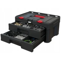 Keter Stack N'Roll 2 Drawer Tool Box Unit -DeWALT || Draper || Bosch Sales Store 0104631 700