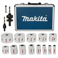 Makita 16pc Holesaw Set 6-76mm D-47307