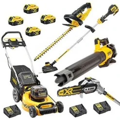 DeWalt Ultimate Cordless 18V Gardening Kit 5 Piece & 4 X 5.0Ah Batteries