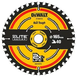 Dewalt DT10640 Long Life Extreme 165mm X 20mm Circular Saw Blade